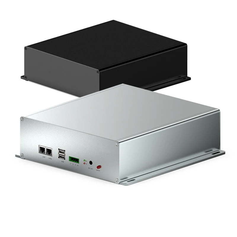 YONGGU Black Anodized Aluminum Box for Electronic Device Extruded Aluminum Case for HDD Box