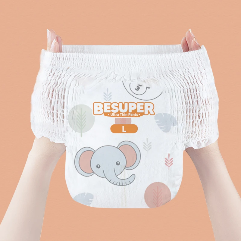 Besuper wholesale thin like a coin baby diaper pant pull up pant manufacturer