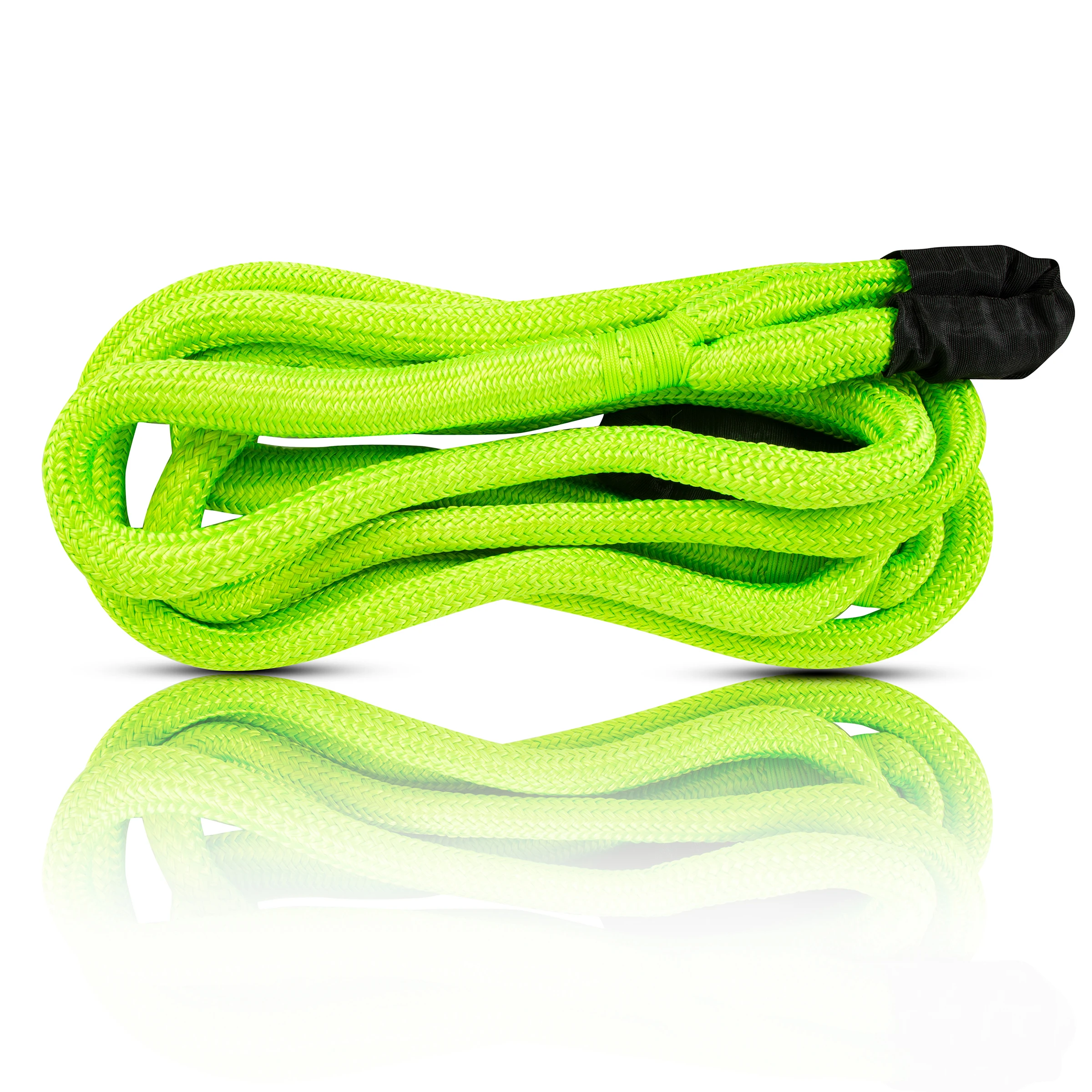 Professional Heavy Duty Offroad Pull Cars Double Braided Nylon Polyester Kinetic Rope Recovery Kit Tow Rope For Rescue Tools