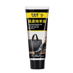 Factory wholesale brown and black colorless nourishing leather shoe care shiny shoe cream polish