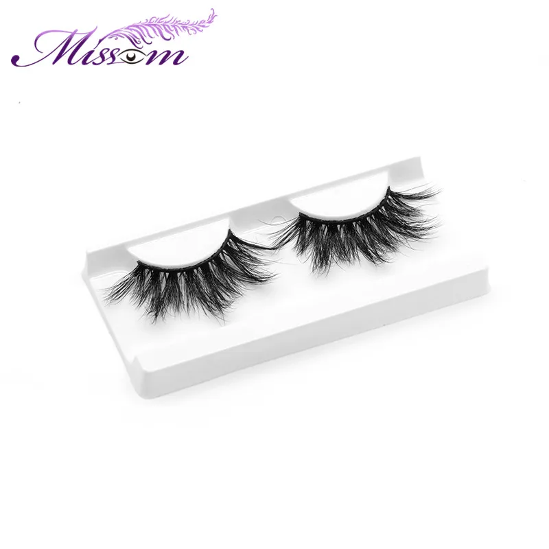 China Good Quality Crossing 3D Mink Fur Lashes 25mm Mink Strip Eyelash