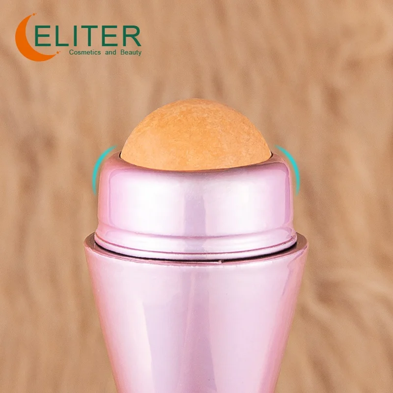 Eliter Innovative Portable Skincare Tool Facial Oil Control Stick Blemish Oil Control Volcanic Roller Oil Absorbing Roller