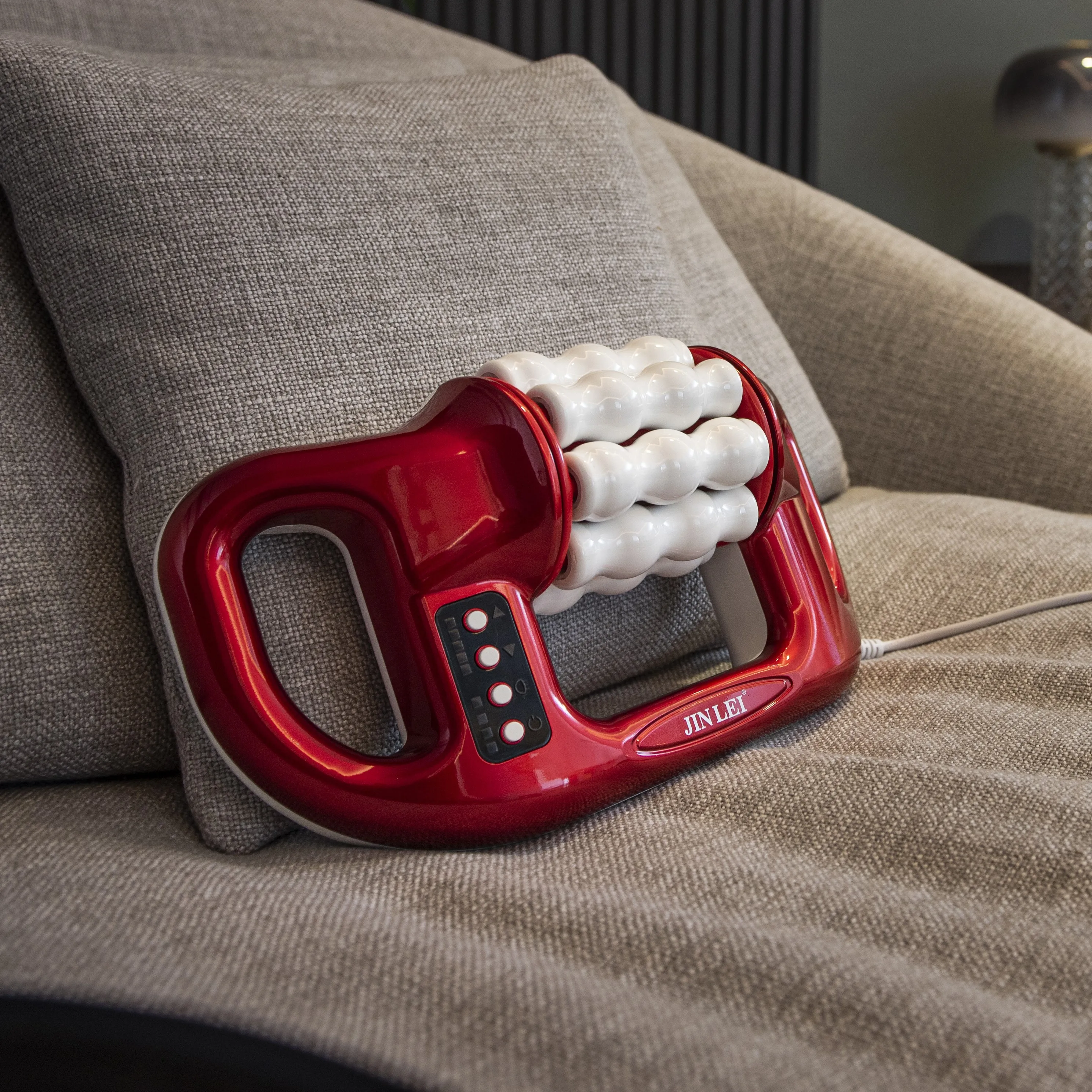 Good Quality CQC Certificated Massage Roller Customized Color 8V 15W Body Roller Massage Machine