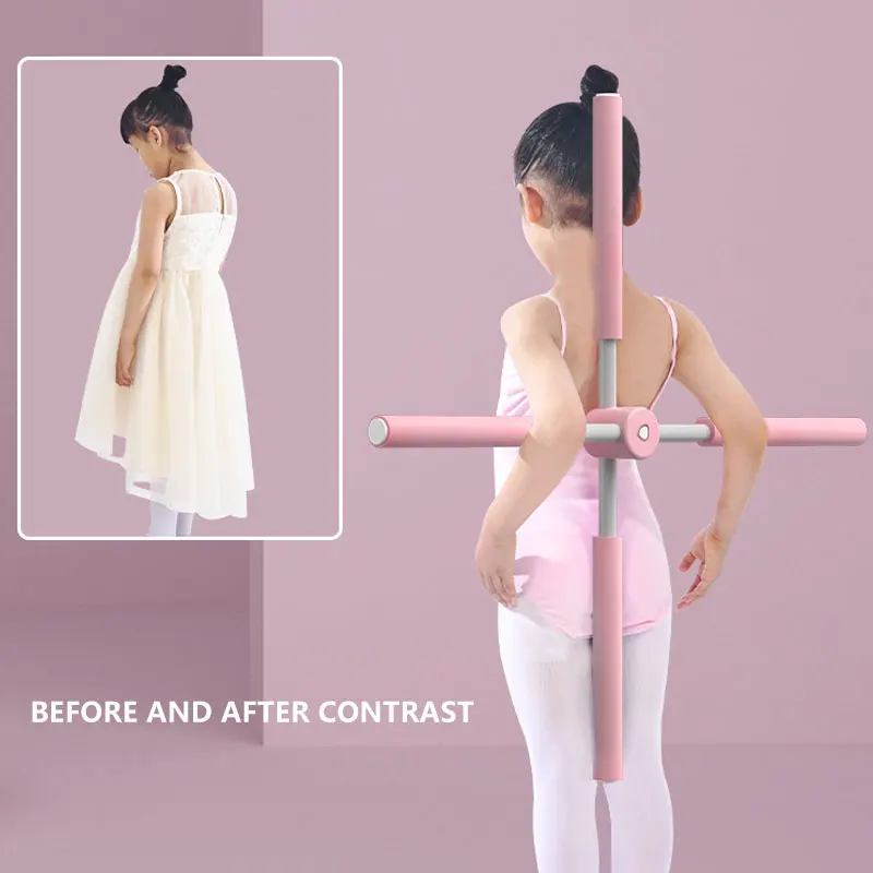 High Quality Adjustable Open Back Shoulder Stick Correct Hunchback Correction Cross Yoga Stick Correct Hunchback Training Stick