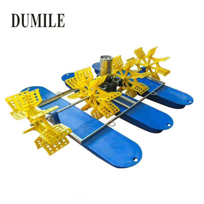 В морской воде для рыбного фермерского пруда, большое количество, воздушный инжектор, аэратор, колесные аэраторы, сельскохозяйственное оборудование