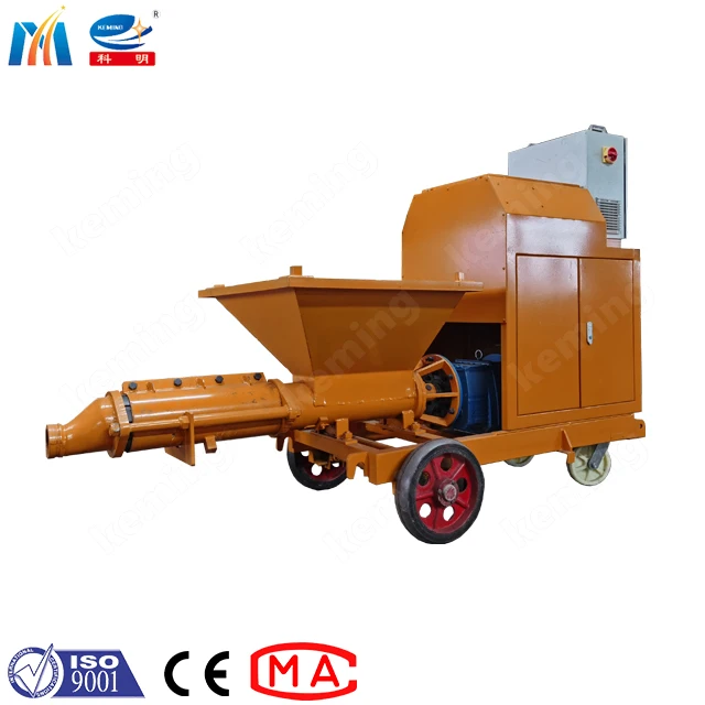 small scale screw wet concrete spraying machines coarse mortar plaster rotor and stator