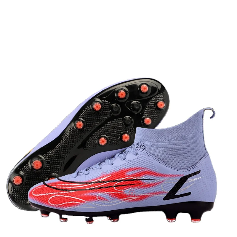 Ronaldo Messi Falcon Mandarin duck adult boys boys kids long nails AG broken nails TF artificial grass high top football shoes