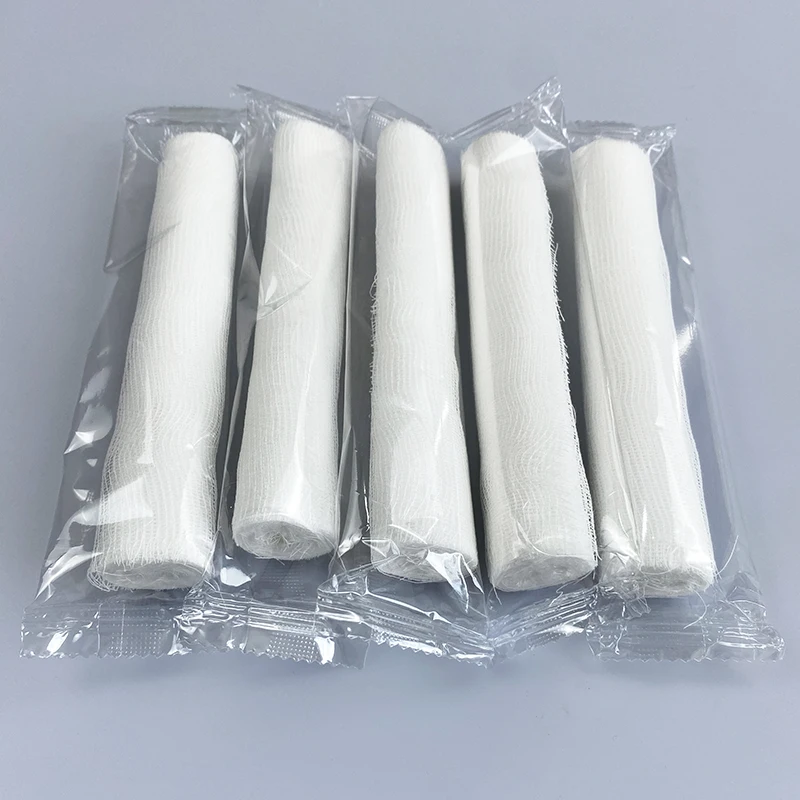 Medical Cotton Gauze bandage wound dressing gauze roll