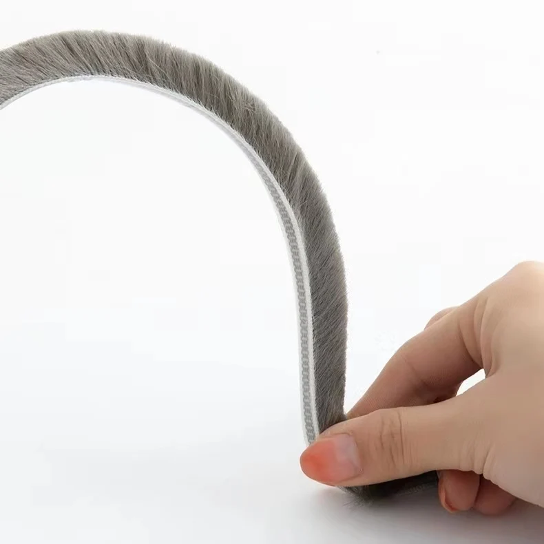 Manufacturers best sell woven brush pile weather stripping for sliding doors wool seal brush Weather Strip