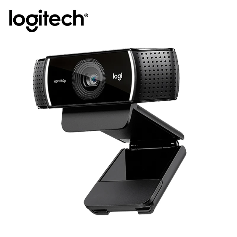 Original Logitech C922 Pro HD Webcam 1080P Autofocus Built-in Microphone Stream HD Anchor Camera With tripod