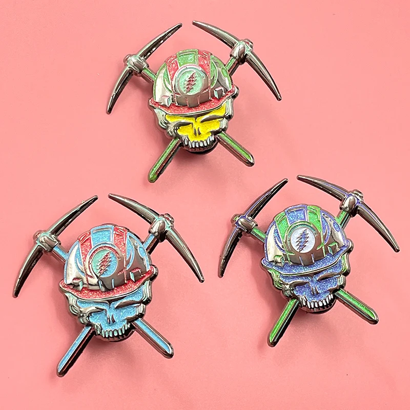 China Manufacturers No Minimum Design Your Own Factory Custom Lapel Pins Hard enamel with screen printing Custom enamel pins