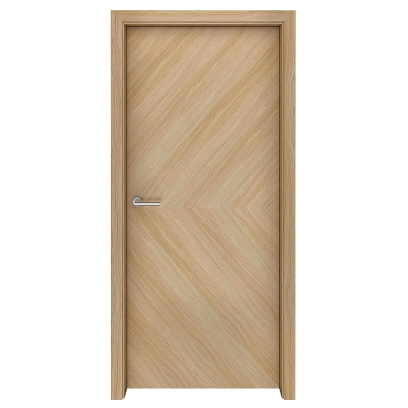 Simple design interior wooden door solid wood slab doors design
