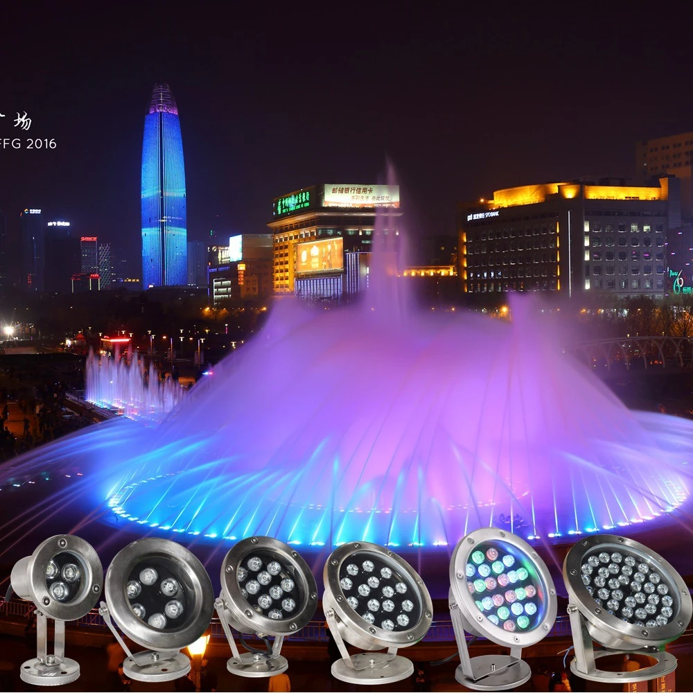 Мощный RGB белый светодиод 12 В подводная лампа для лодки под водой