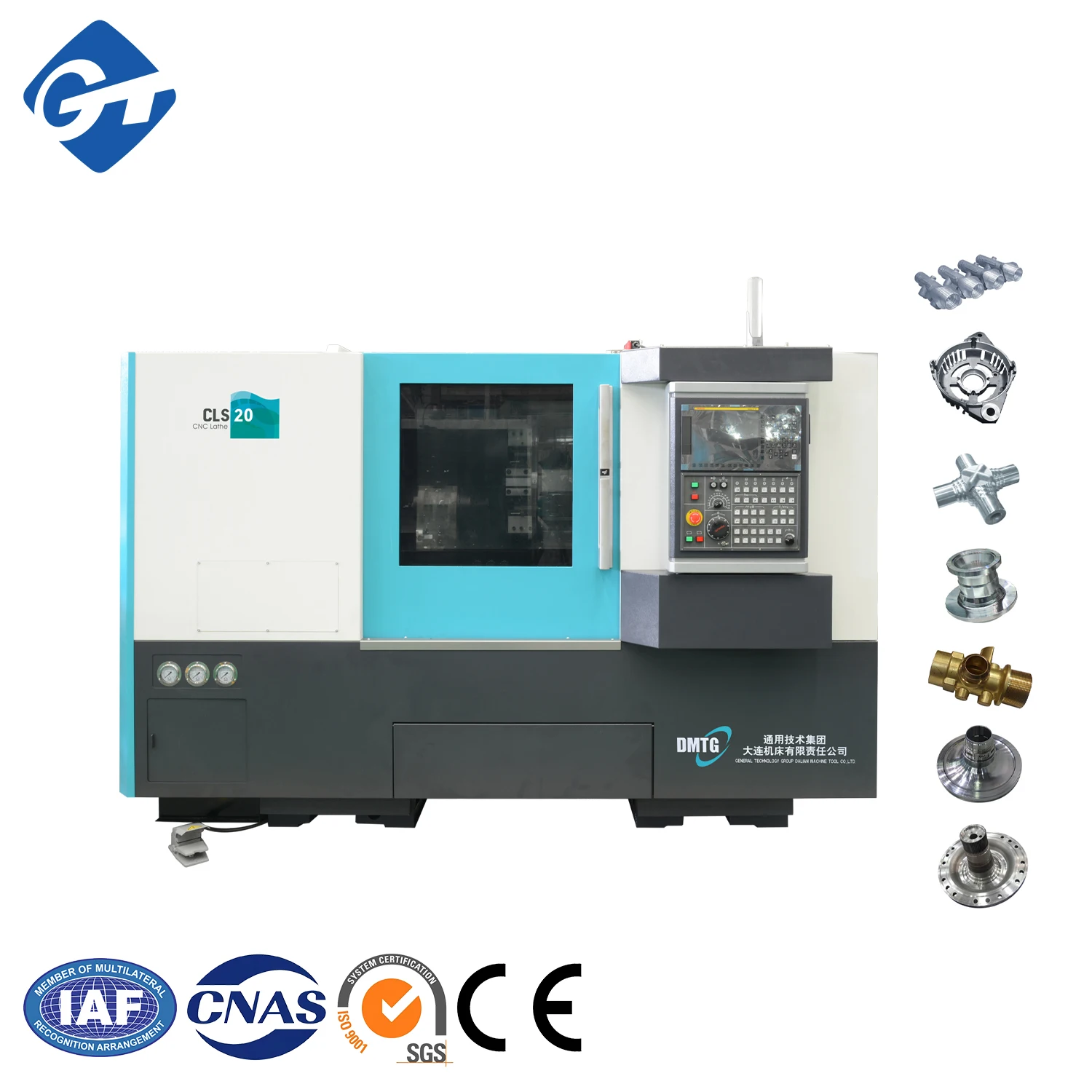GT DMTG CLS20 Slant Bed Cnc Lathe Prices Cnc Slant Bed Lathe Machine Torno Cnc 500 Mm