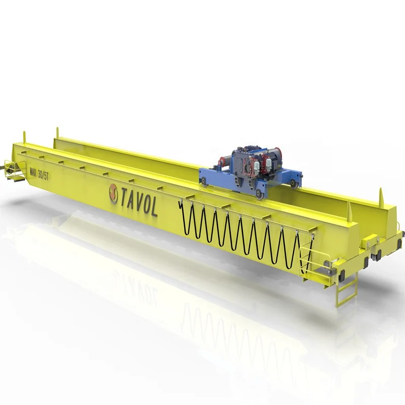 Double beam overhead bridge crane with winch trolley 5 ton  10 ton  16 ton  crane cheap price