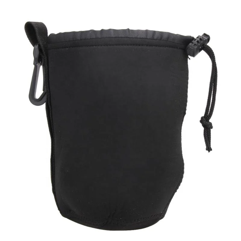 S M L XL Neoprene Waterproof Soft Digital Camera Lens Pouch bag Case Small Middle Large Extra Big Size Protector Nylon