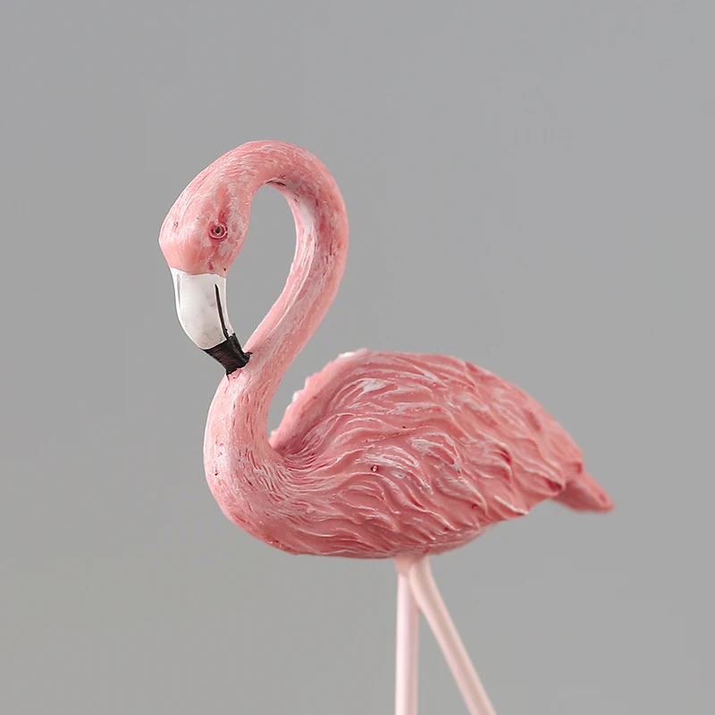 Nordic ins style resin flamingo decorations family living room desktop Flamingo decoration wedding decorations couple gifts