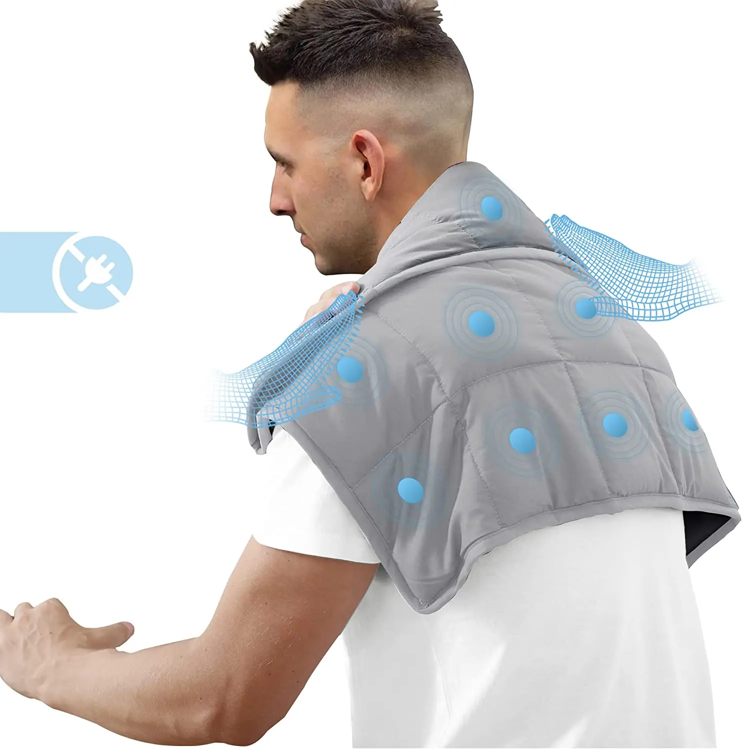 Home textile china Soft Cooling Small Heavy Throw Blanket with Glass Beads Weighted Lap Pad for Kids Adult Pet