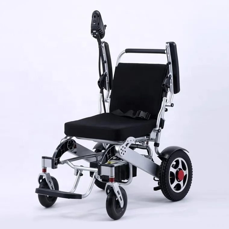 lightweight electric wheelchair foldable motorized wheelchair easy transport