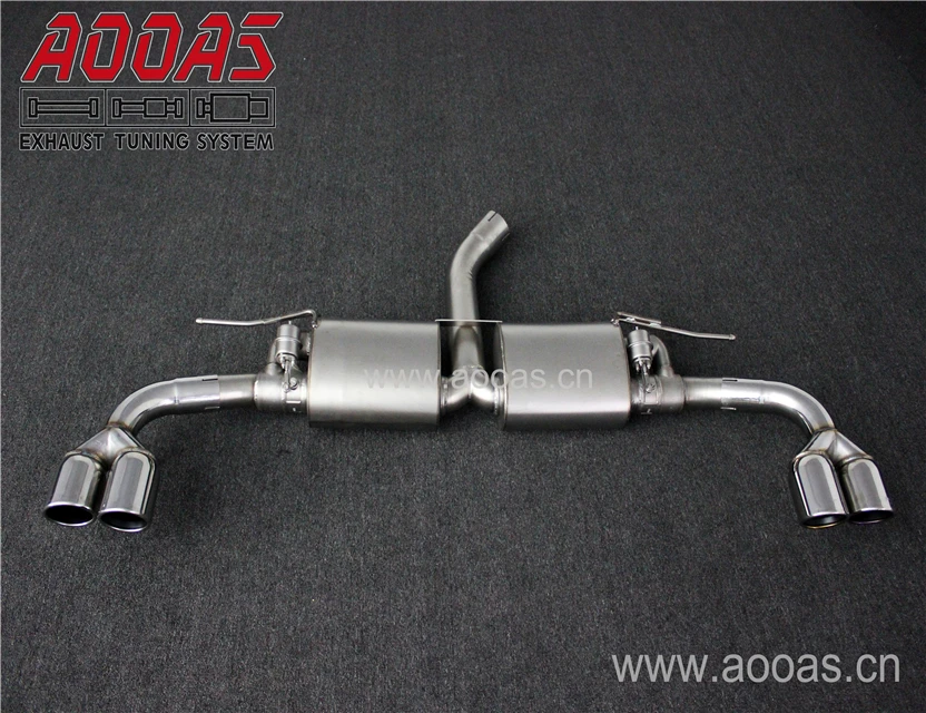 AOOAS SS304 Exhaust Valves Muffler System Body Kits For Car BMW X5 4tips