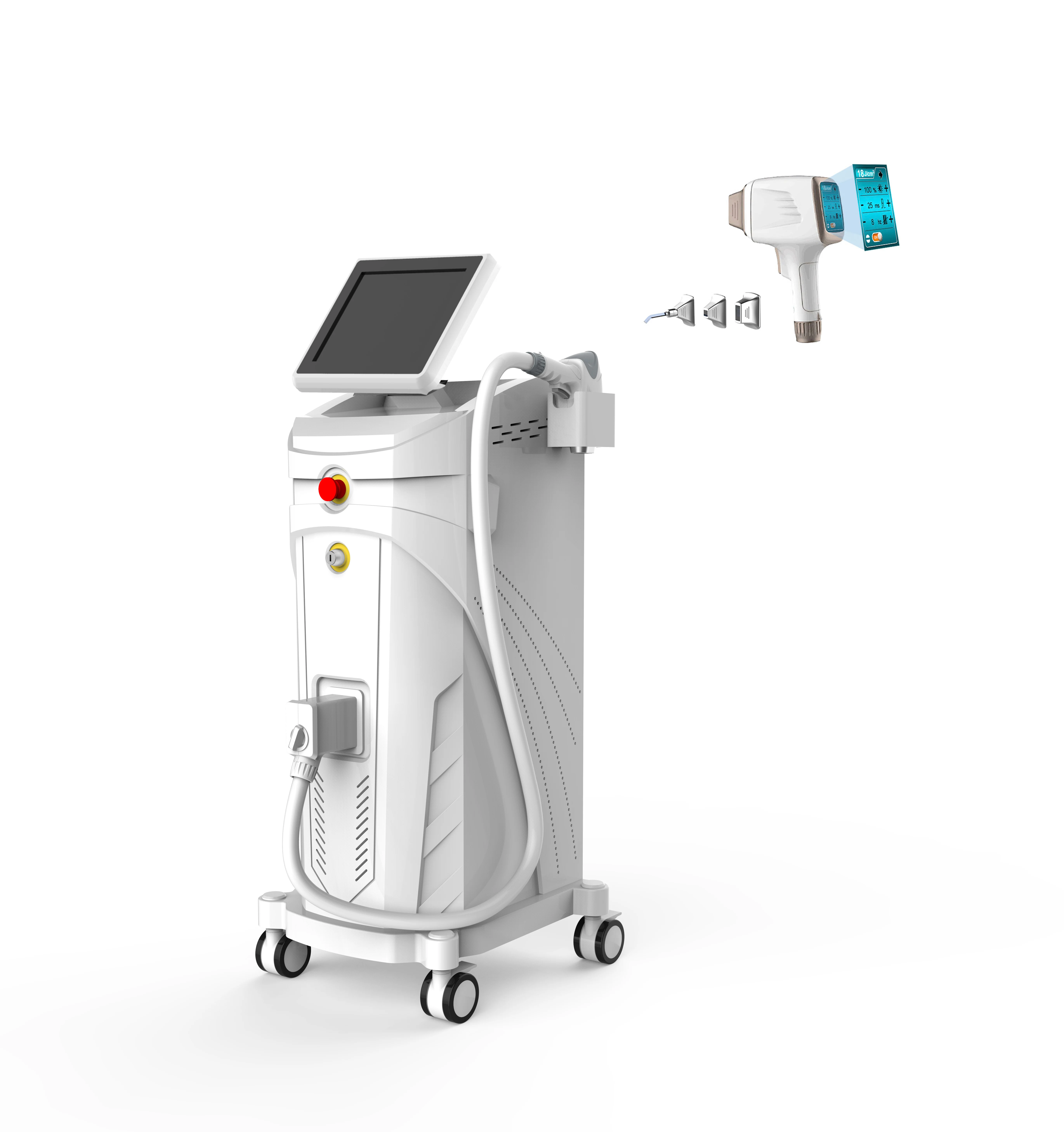 Diode Laser 808 Nano Ice Platinum Titanium 3 Wavelength Diode Laser Hair Removal Machine