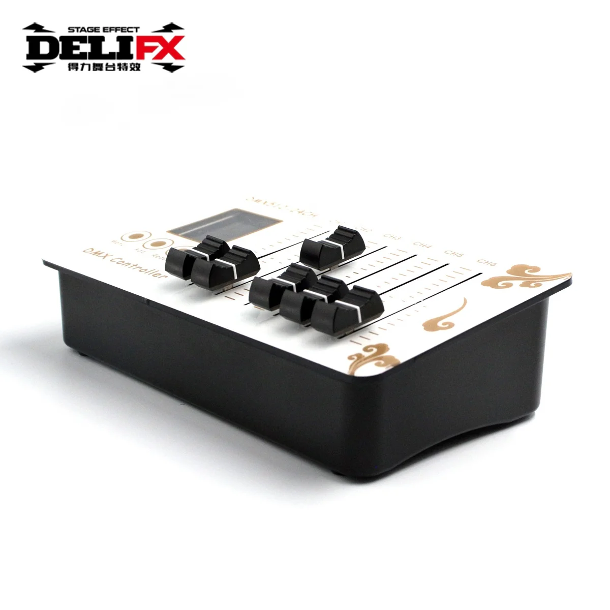 DELIFX 3.7V Battery Wireless Dmx512 24CH Controller LCD Board Display DMX Tables for Stage Lighting Diagram dj Effect Machines