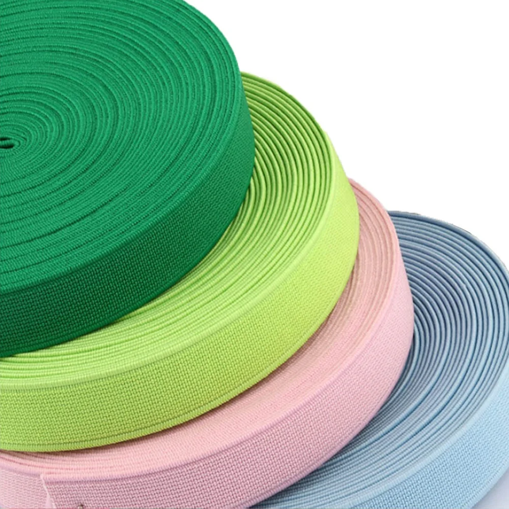 Low price high quality 100% Polyester custom elastic waistband underwear Colored spot for Fashion apparels  garments  hair decor