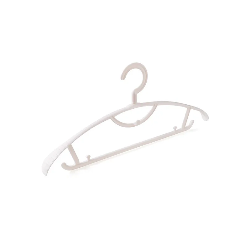 Wide Shoulder Space Saving Stacking Plastic Hangers Folding Hanger Organizer Hangers For Home Hotel