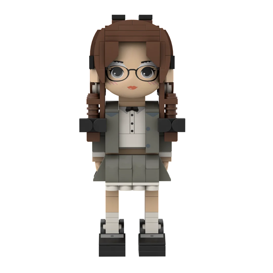 Emotional Gift for Friend Monbix Brick Figure 3D Face Plastic  Action Figure for kids  Customized Mini-figures