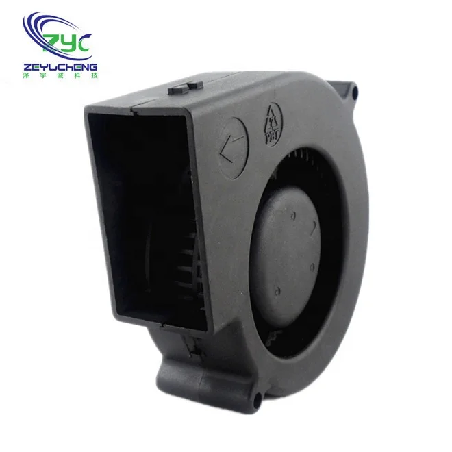 12V 24v high speed low noise 9733 brushless DC Radial Blower fan with 2pin 3pin
