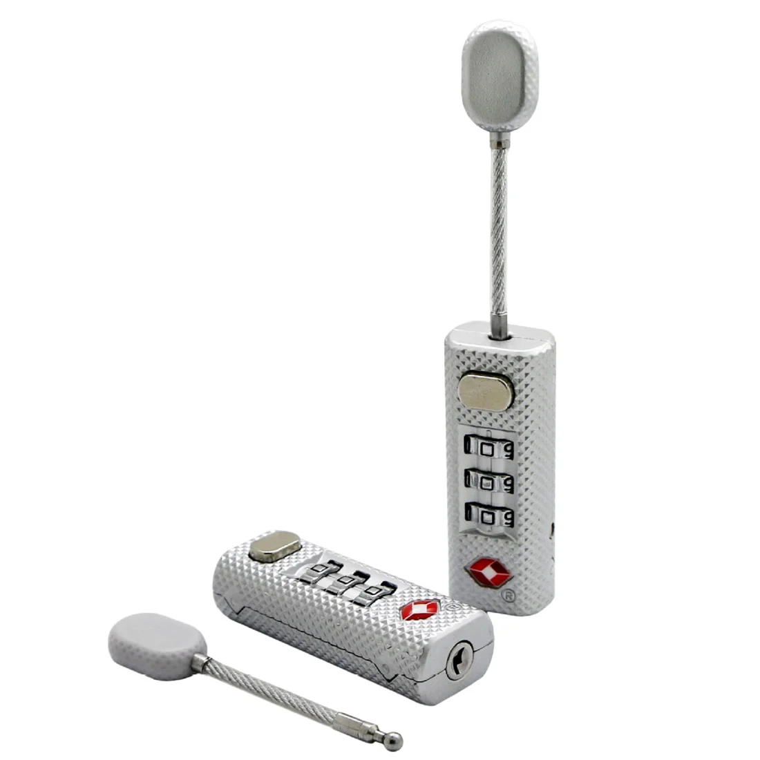 Zinc Alloy Keyless Resettable 3-Digit Combination TSA Luggage Lock