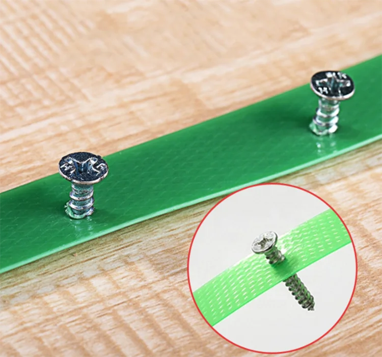 Machine packing automatic green polyester plastic pet strapping roll for used clothes bales