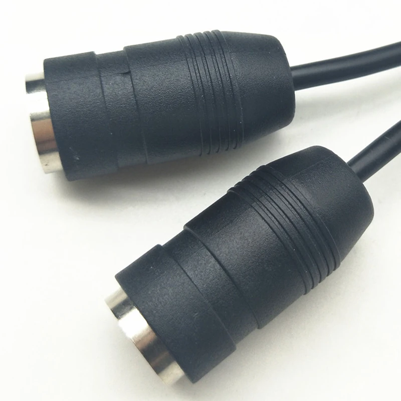 OEM black mini din big din male and female midi extension cable for Intelligent residence power cable