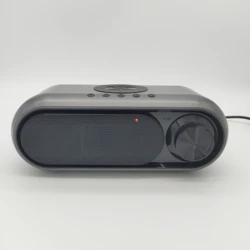 Factory price wireless charger WD300 ABS speack  multifunction smart 15W wireless charger with Time clock Alarm