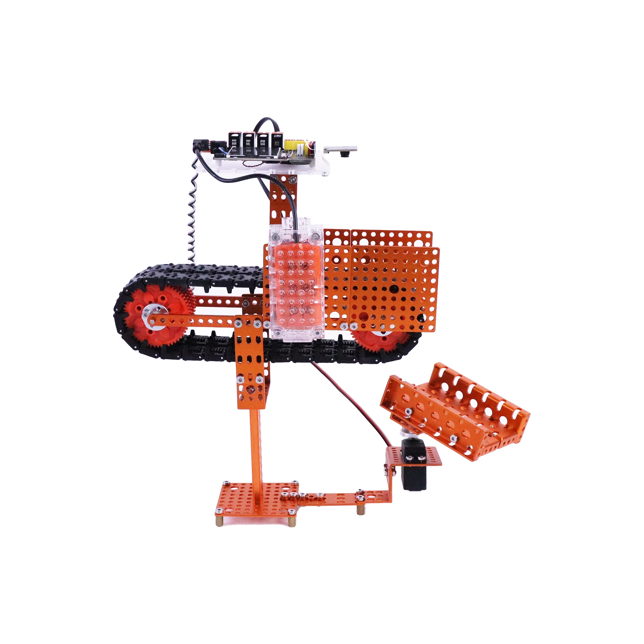 AI Factory Robotic Kit STEM  Educational Coding DIY Robot Metal Assembly Remote Control Robot Toy