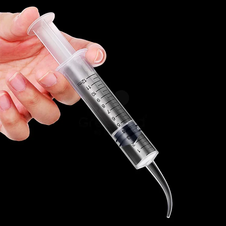 Dental Irrigation Cartridge Plastic Empty Bleaching Aspirating Dental Syringe