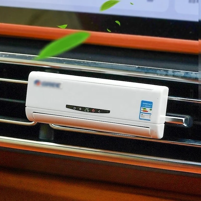 Car perfume Solar air conditioning model ornaments perfume lasting odor removal outlet solar car aromatherapy