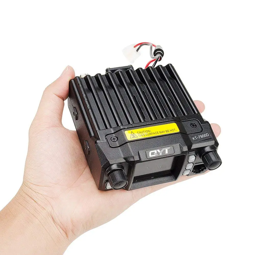Latest Version Mini Mobile Radio QYT KT-7900D 25W Quad Band 144/220/350 / 440MHz KT7900D UV Transceiver Or With Power Supply