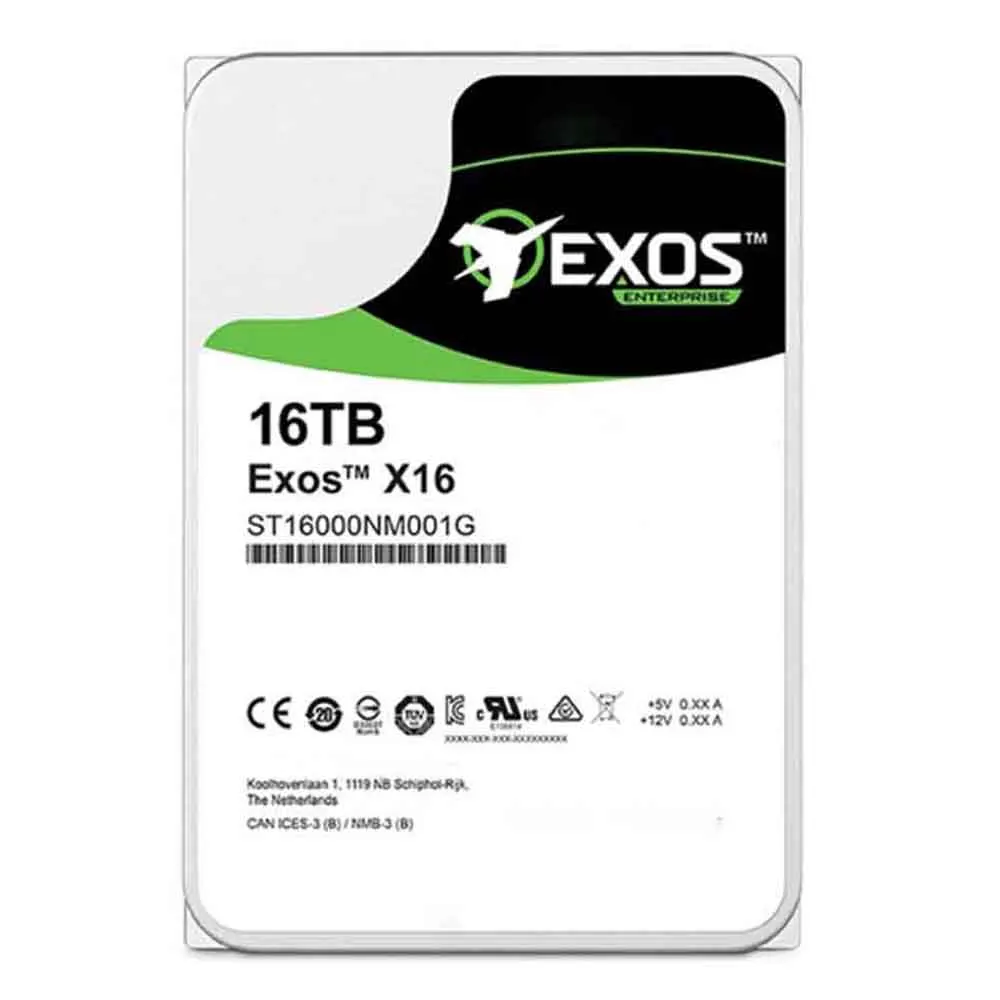 Enterprise HDD For Seagate Exos X18 X16 20tb 16tb 12tb 4TB hard drives SATA 16TB Cache 7200RPM HDD x20 ST16000NM001G