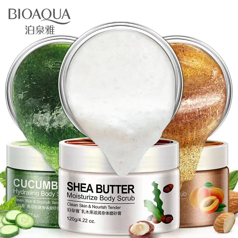 Cucumber moisturizing body scrub lotion deep cleansing skin gel