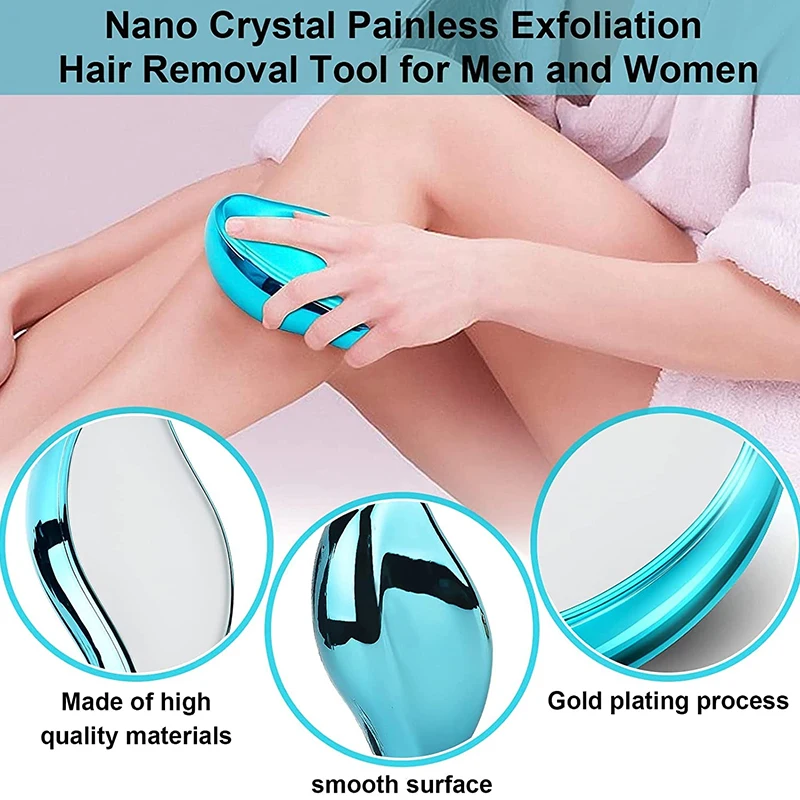 Painless Safe Nano Eraser Crystal Stone Smooth magic wax sticks hair removal sponge depilatory