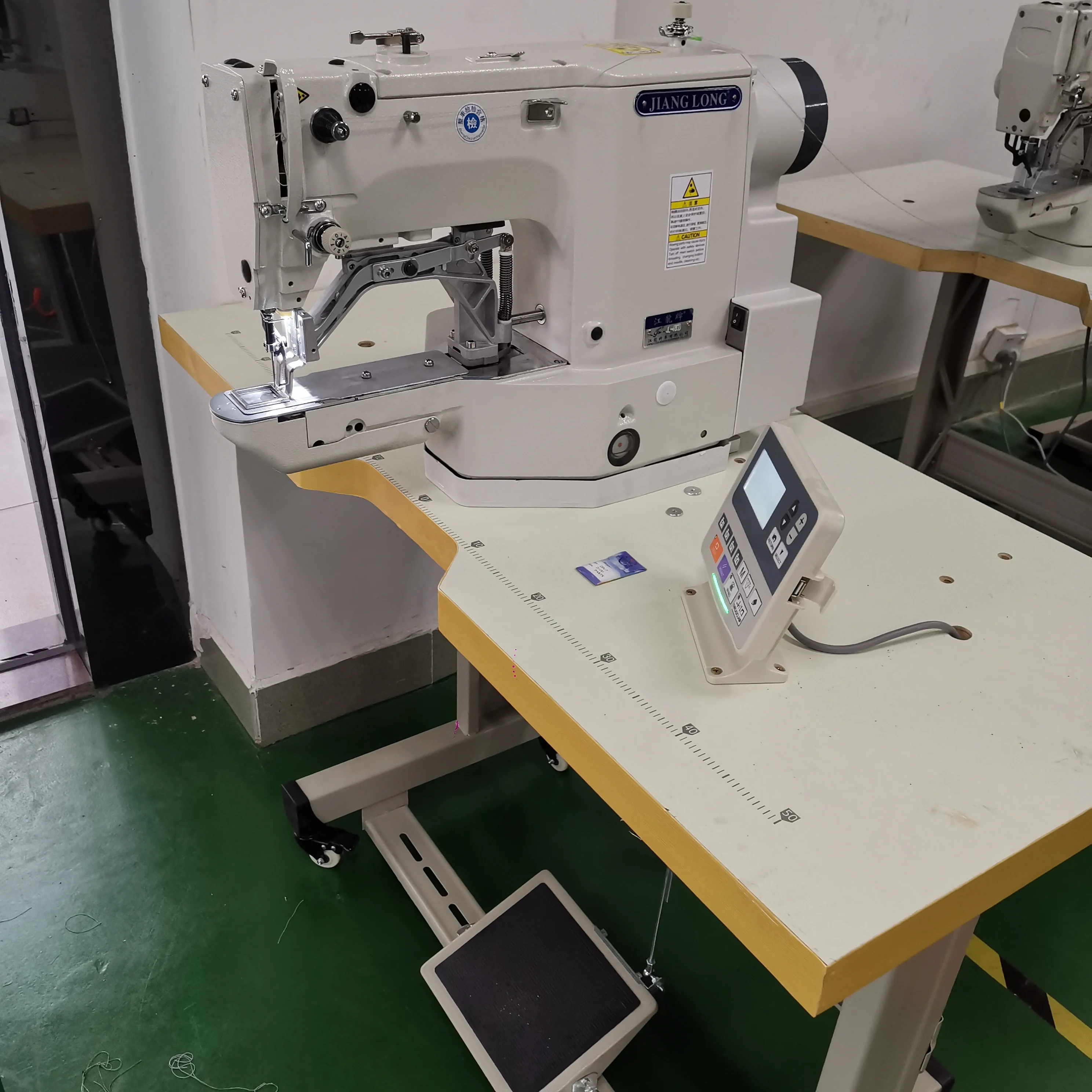430D maquina de coser automatics webbing strap box x half-moon automatic sewing machine