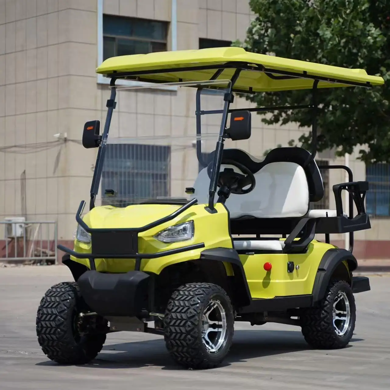 2024 New Style Jeep Golf Cart 4 Wheel Drive Custom Street Legal Electric Lifted Buggy Hunting Cart