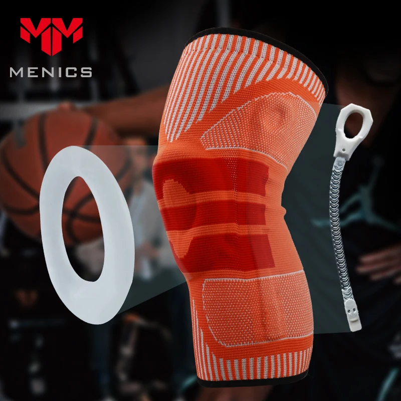 Professional Knee Brace,Knee Compression Sleeve Support for Men Women with Patella Gel Pads & Side Stabilizers