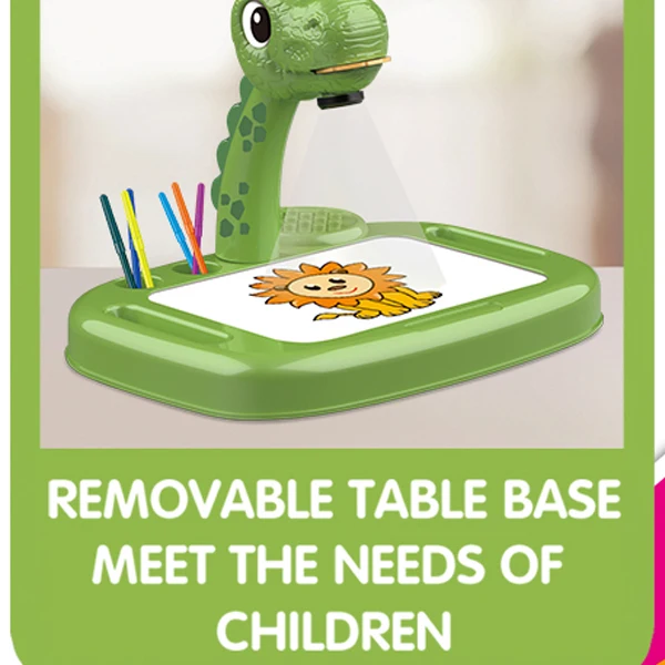 Hot Sale Children Led Projector Art Drawing Table Toys Kids Painting Board Desk Arts Educational Toys
