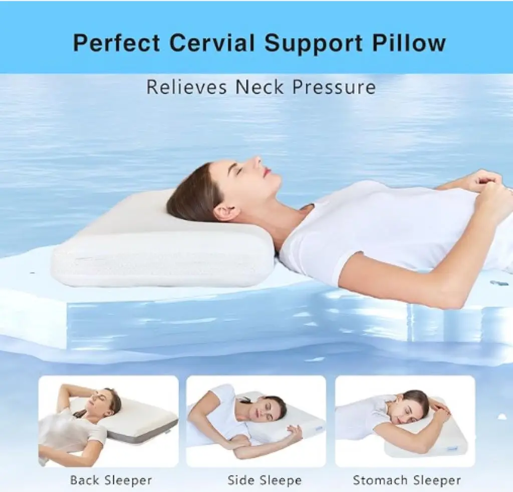 Wholesale High Quality Pillow For Side Sleepers Polyurethane 28D density Memory Foam Pillow Cube For Neck Support