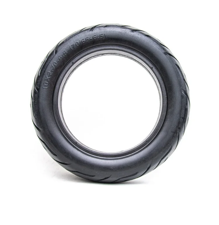 Solid Tire 10x2.7-6.5  On-road Fit 70/65-6.5 Electric Scooter 6.5 in Rim  on Road Tire