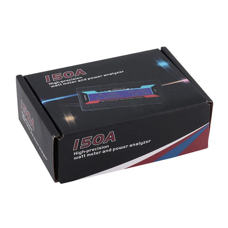 Высокая точность 150A цифровой Ватт метр и Мощность анализатор w/Подсветка ЖК-дисплей Anderson разъем Электрический анализатор для дрона с дистанционным управлением