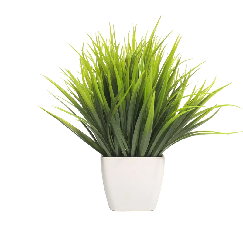 High quality plastic small artificial bonsai greenery potted mini plant for home garden decoration faux bonsai for tabletop