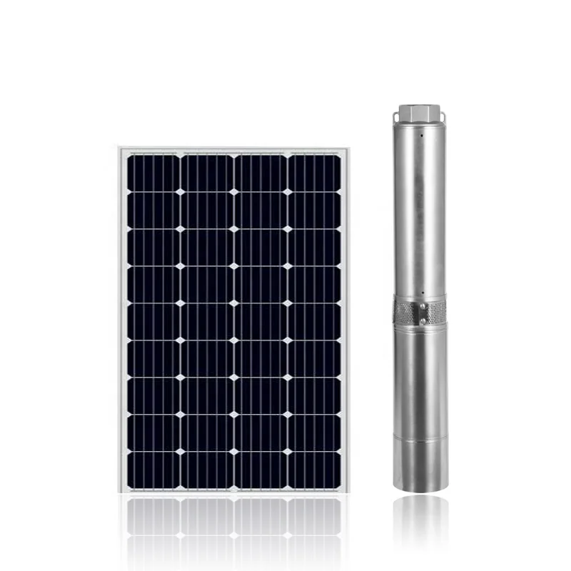 DC 400W Brushless Solar Water Pump 48V Solar Pump With Built In Controller For Agriculture